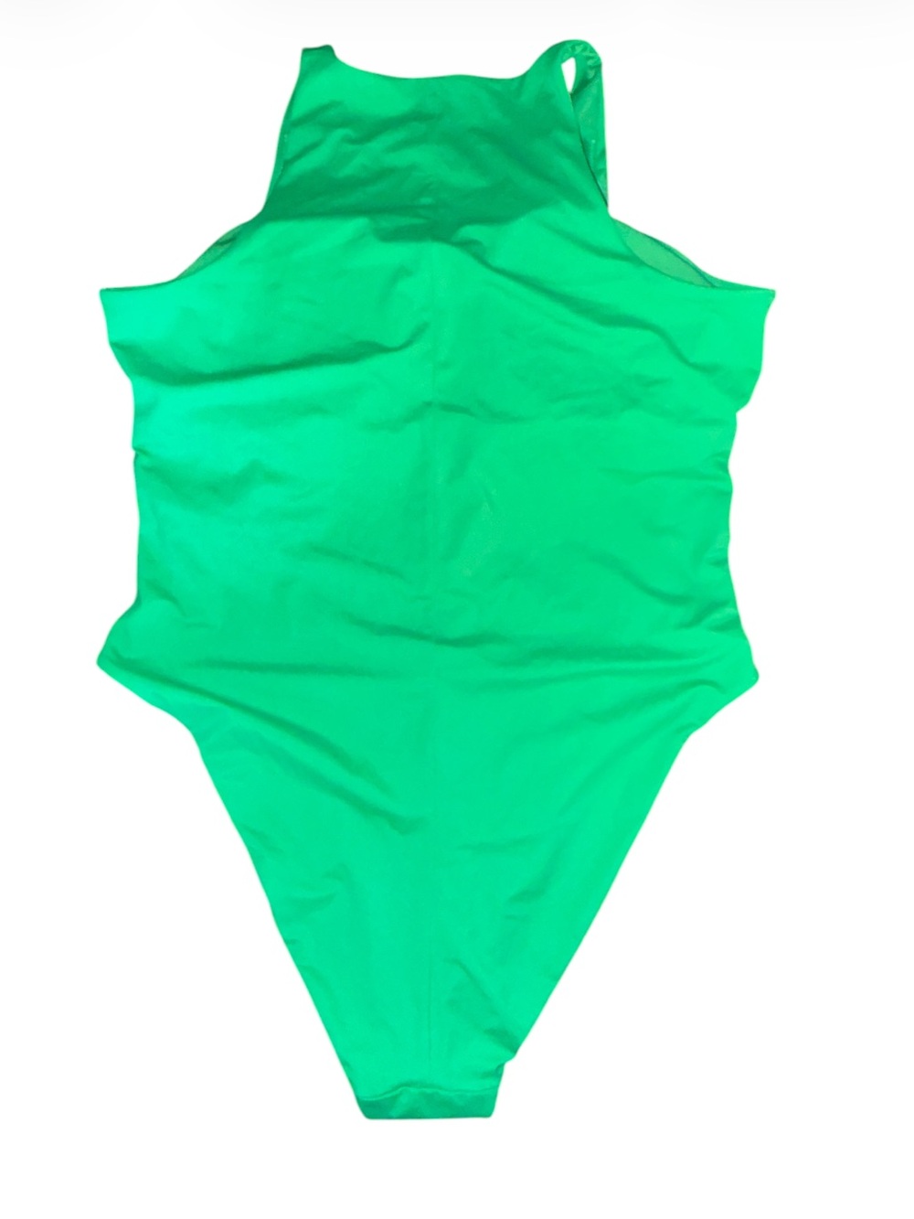 Fabletics Green Zip Front One Piece Swimsuit XL NWT Athletic Swim - Picture 10 of 13